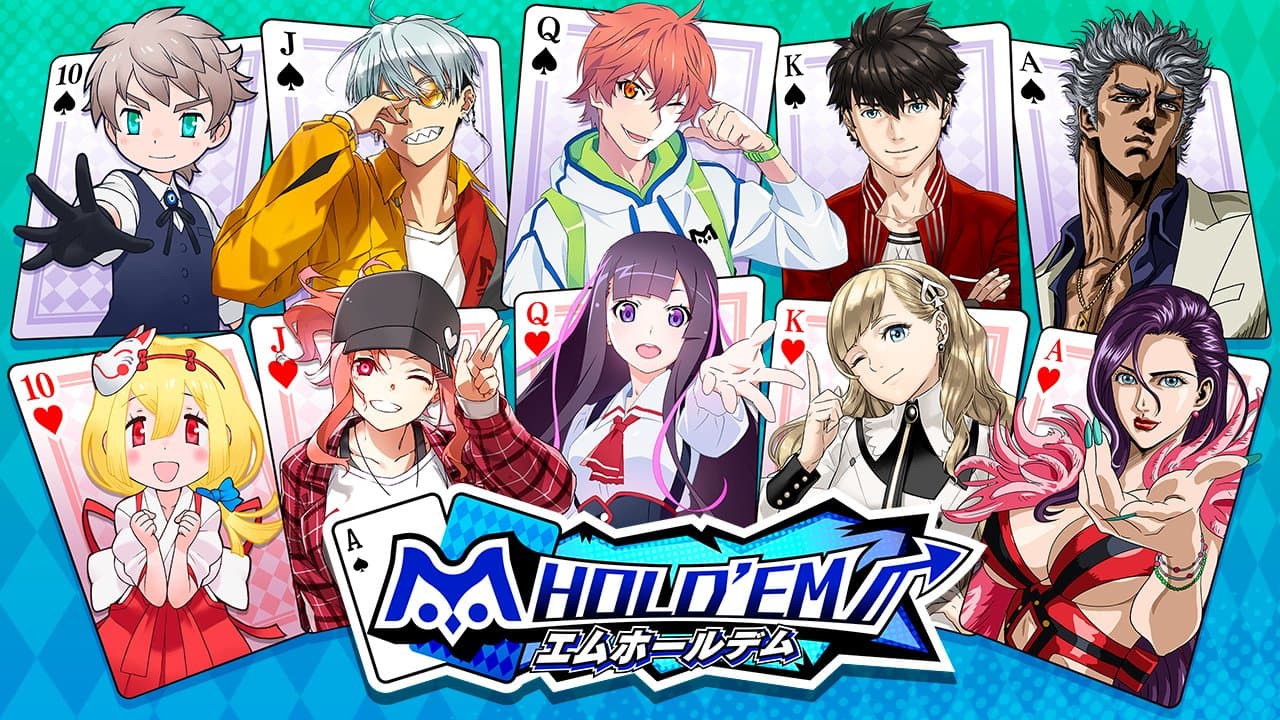 I personaggi disegnati da Tetsuo Hara appaiono nella nuova app del gioco di poker "M Hold'em"!